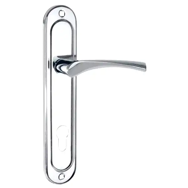 Ручка Punto (Пунто) на планке HANDLE90.CRONA.18-85 (P90 8518 CRONA) СP хром 